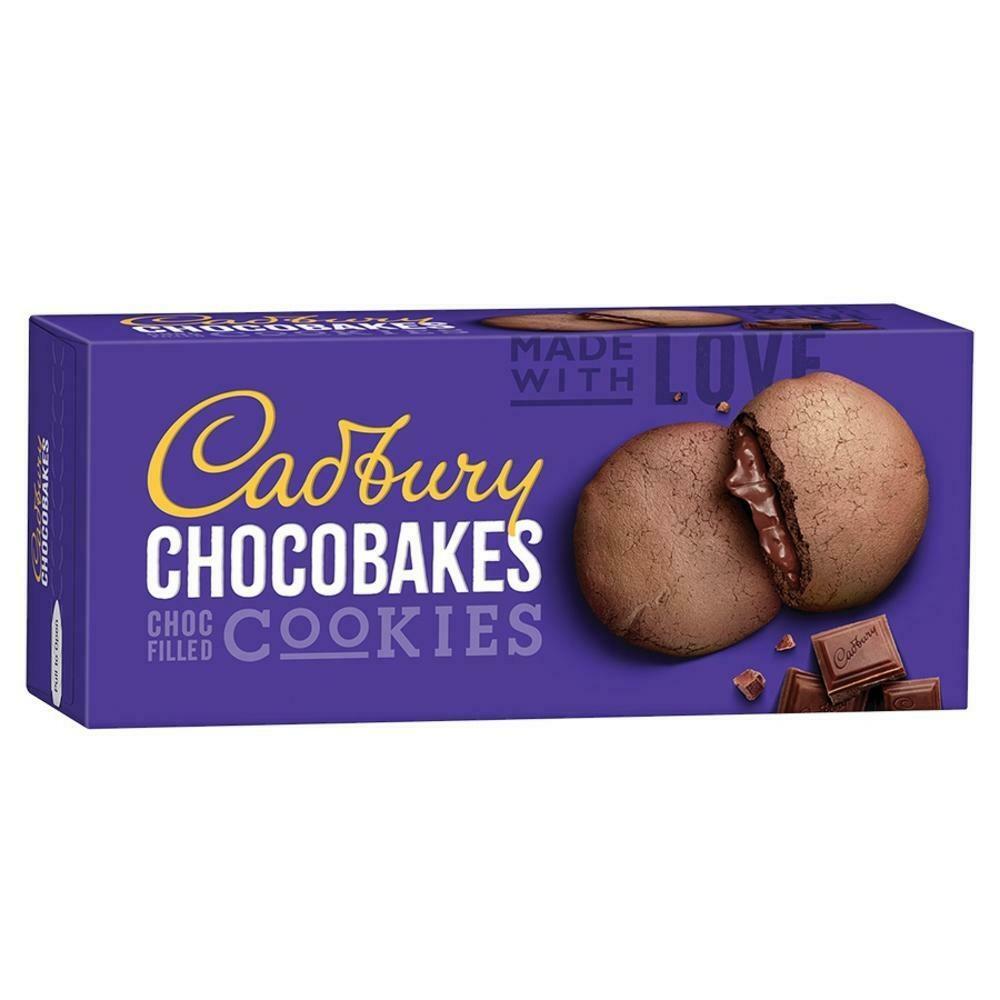 Cadbury Chocobakes 75 g box of chocolate filled cookies