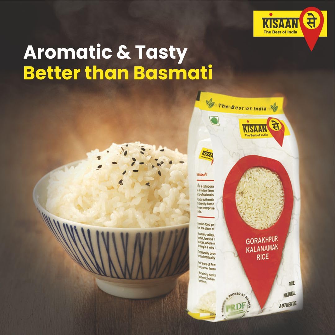 KisaanSay Gorakhpur Kalanamak Rice 2KG – view 8