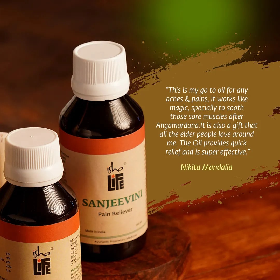 Isha Life Sanjeevini Pain Reliever Oil 100ml – view 6