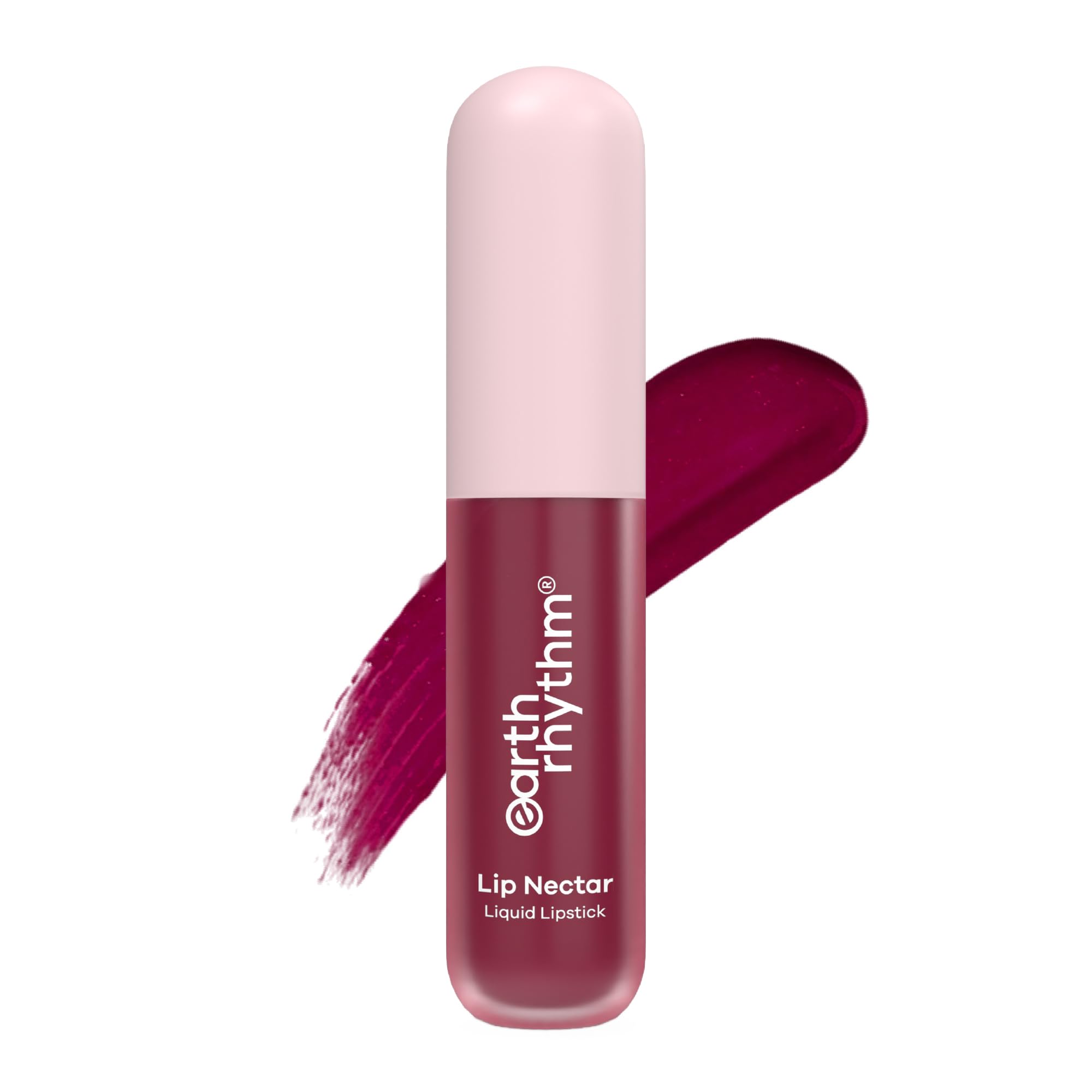 Berry matte liquid lipstick from Earth Rhythm with applicator