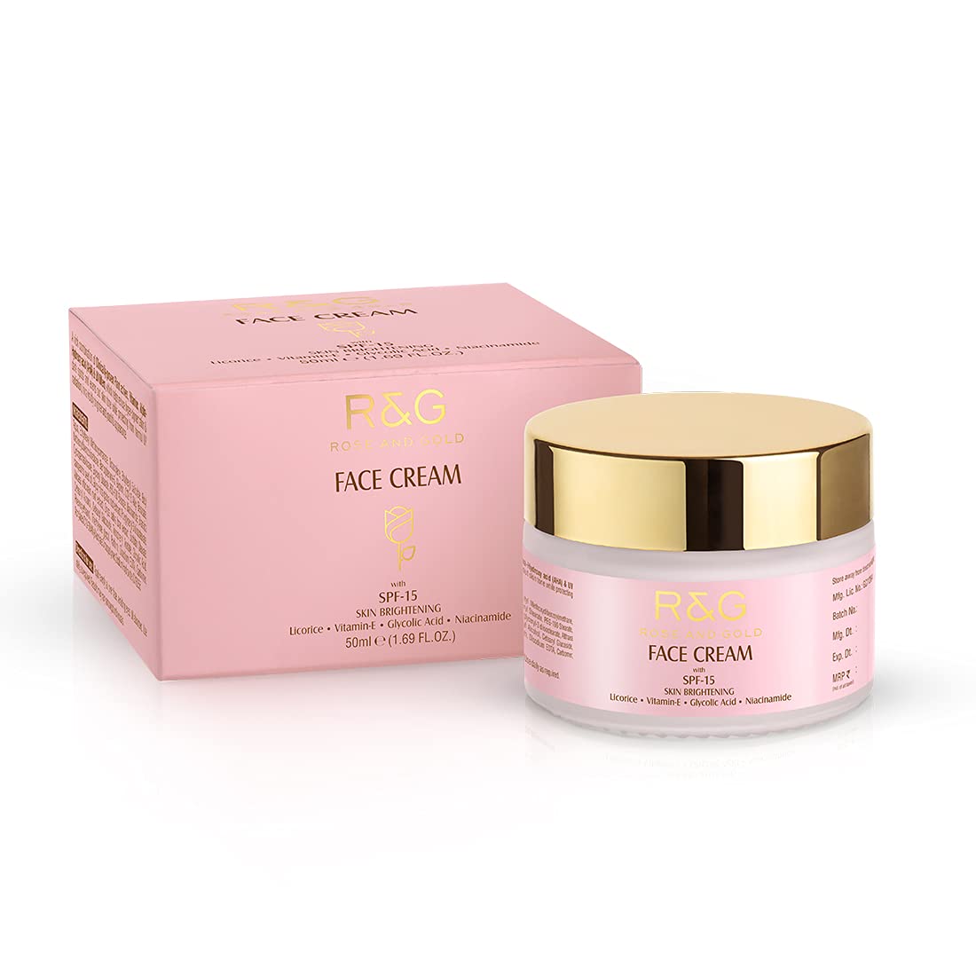 VASU R&G face cream with SPF 15 in 50 ml