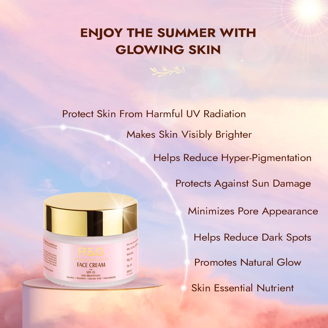 VASU R&G Skin Brightening Face Cream With Spf-15 50 Ml – view 2