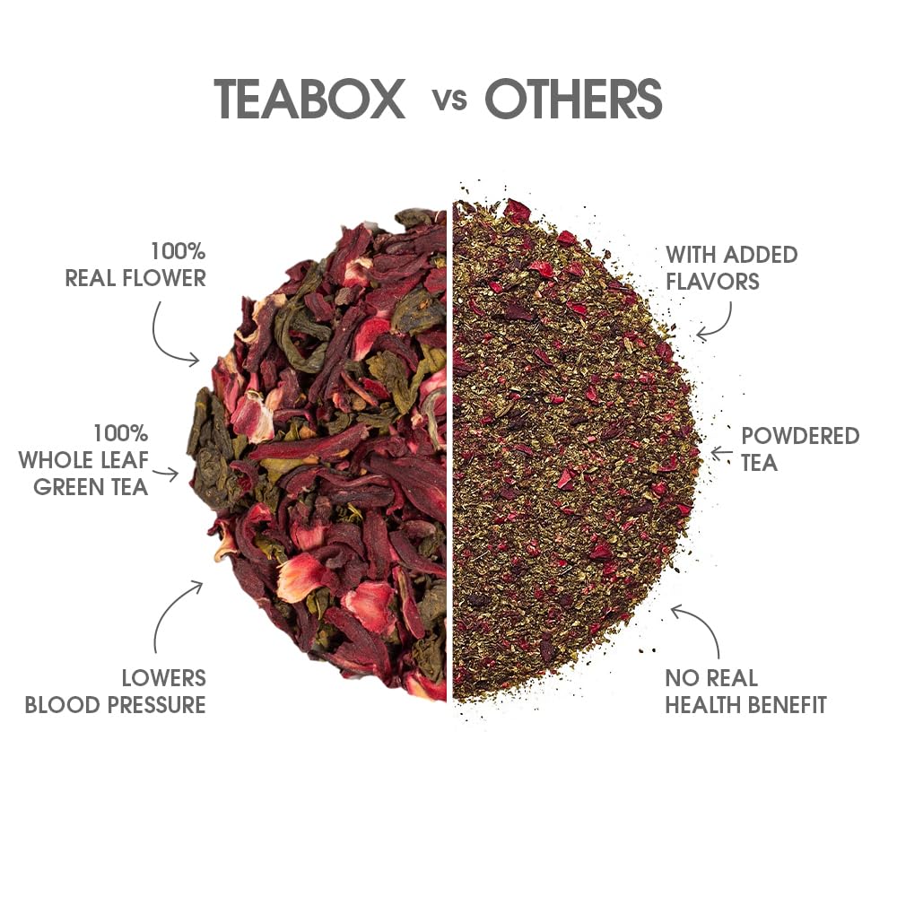 Teabox Hibiscus Cinnamon Clove Green Tea – view 2