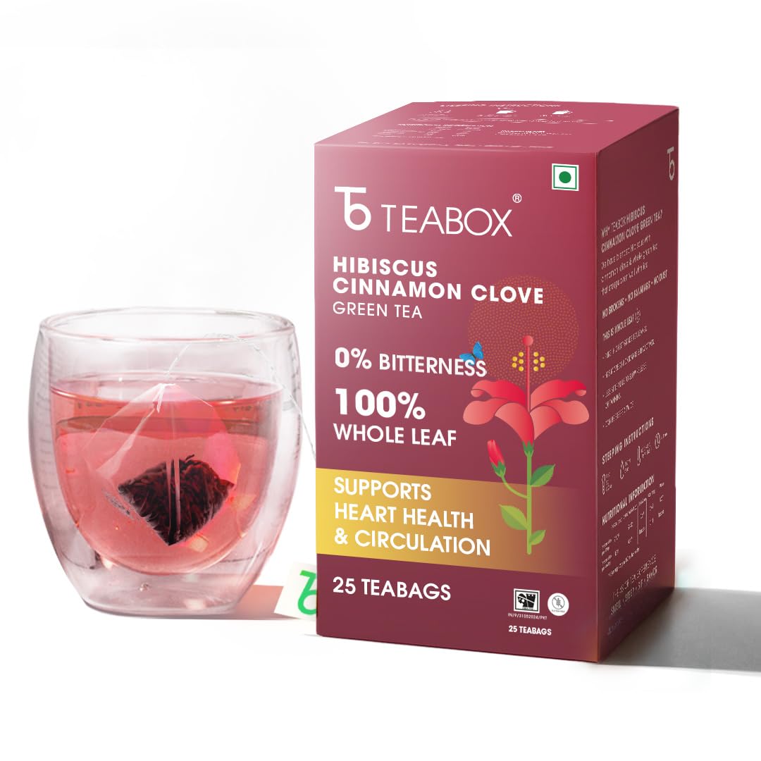 Teabox Hibiscus Cinnamon Clove Green Tea – view 4