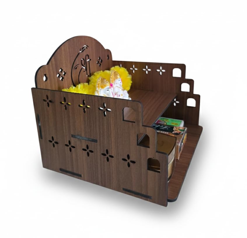 Bindian Wooden Wall Hanging Temple for Home and Office – view 2