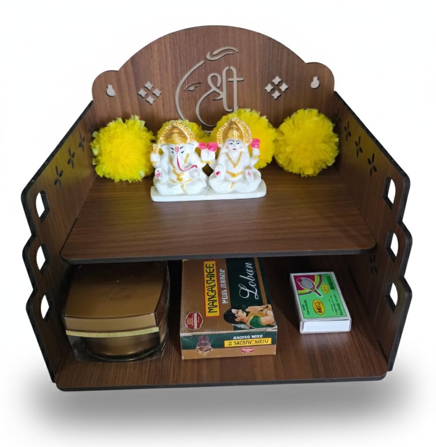 Bindian Wooden Wall Hanging Temple for Home and Office – view 3