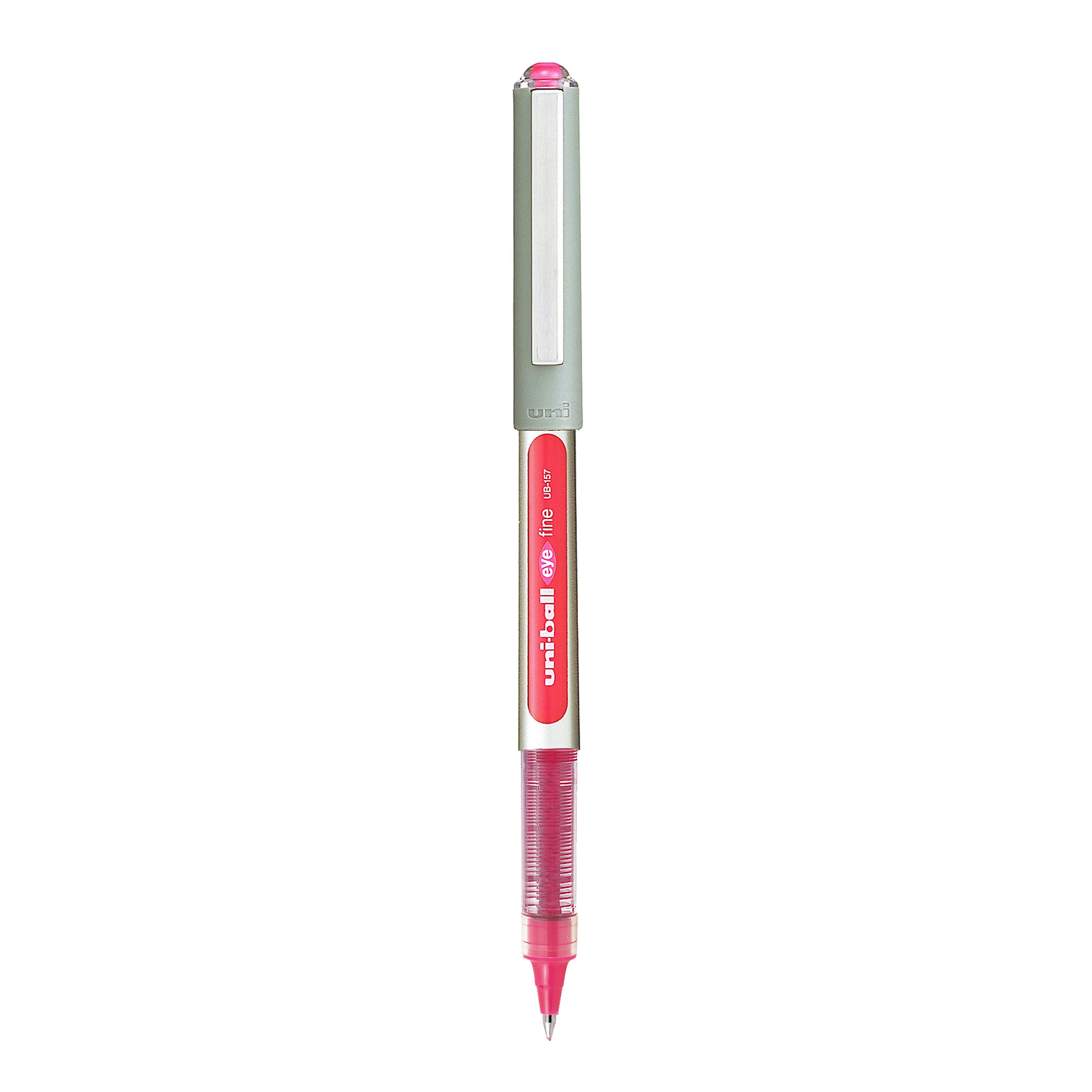 uni-ball Eye UB157 0.7 mm Roller Ball Pens, Pink Ink, Pack of 3 – view 4
