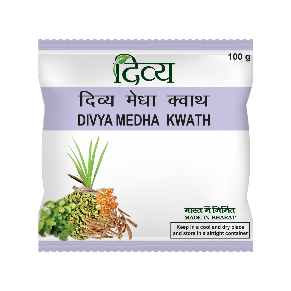 Patanjali Medha Kwath powder 100 gram single pack product shot