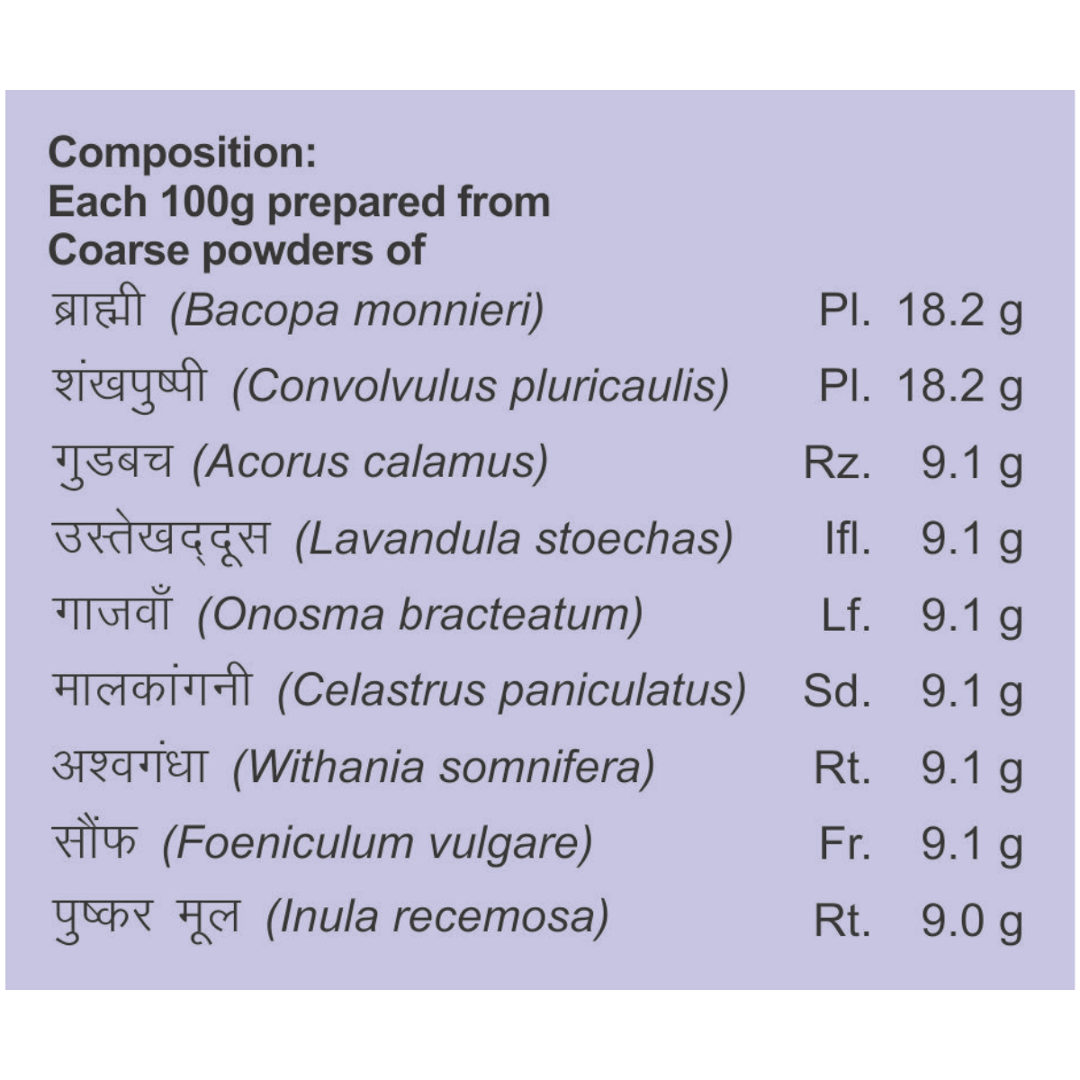 Patanjali Medha Kwath 100 g – view 3