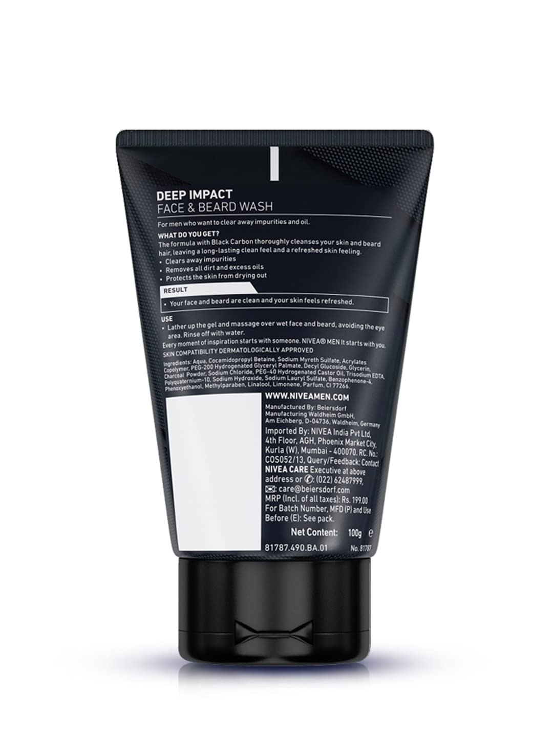 NIVEA MEN Deep Impact Face Wash 100g – view 6