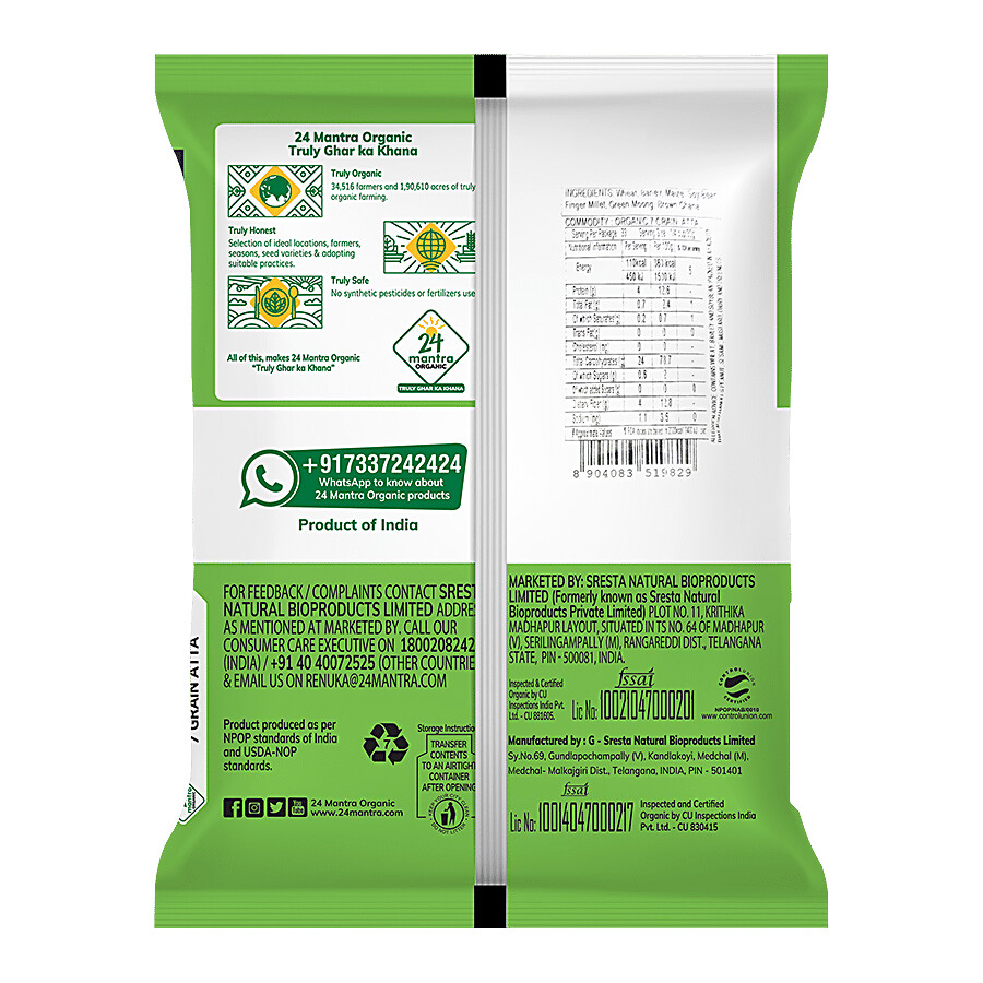 24 Mantra Organic 7 Grain Atta/Multigrain 1 kg – view 2