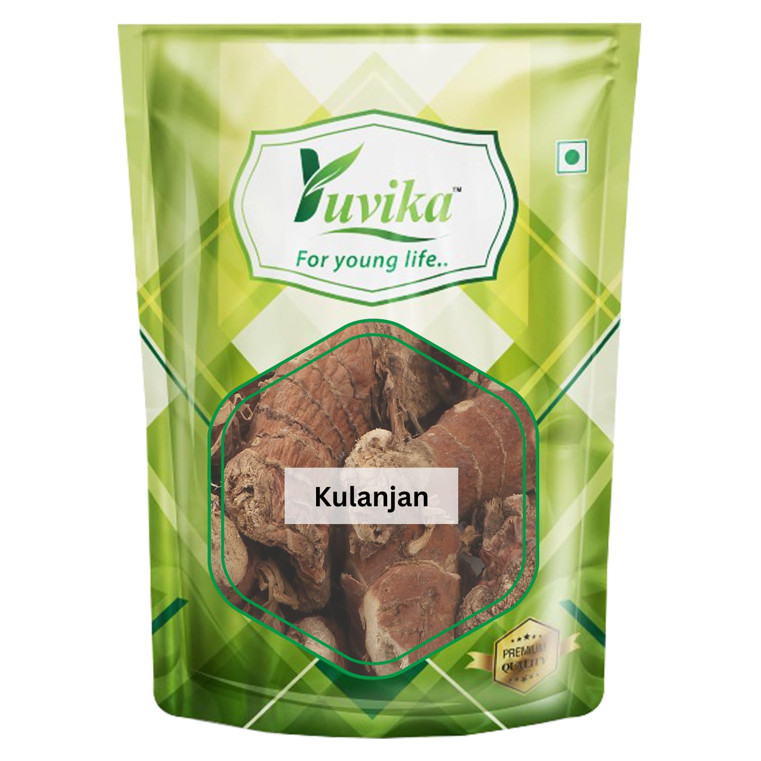 Pack of Yuvika dried Kulanjan Siamese ginger Thai ginger 100 g