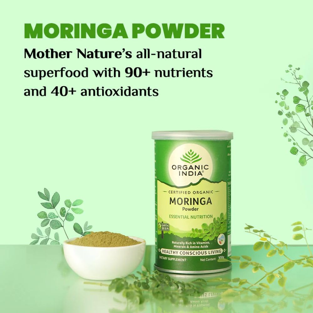 Organic India Moringa Powder 100gm Pack of 2 – view 3
