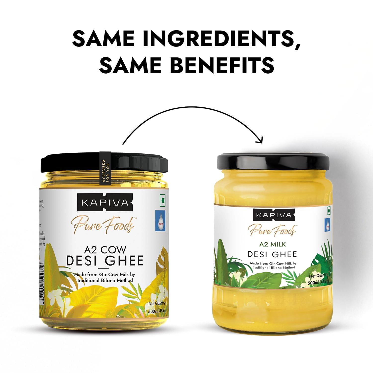 Kapiva A2 Desi Cow Ghee 500Ml – view 2