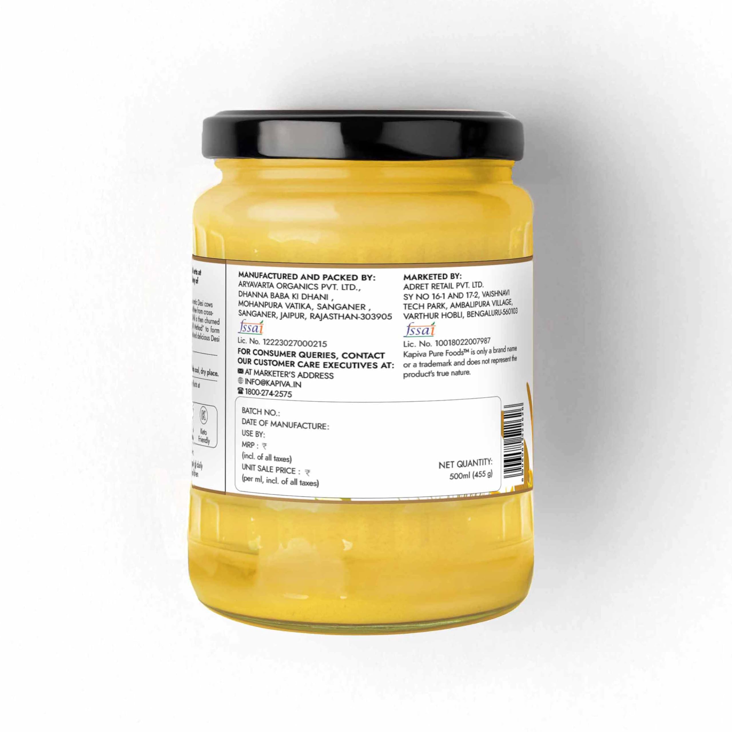 Kapiva A2 Desi Cow Ghee 500Ml – view 8