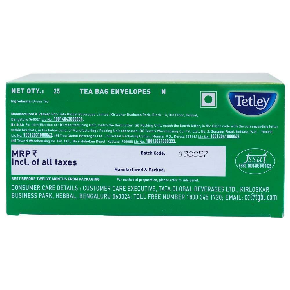 Tetley Pure Original Green Tea Bags 25 Pcs – view 2