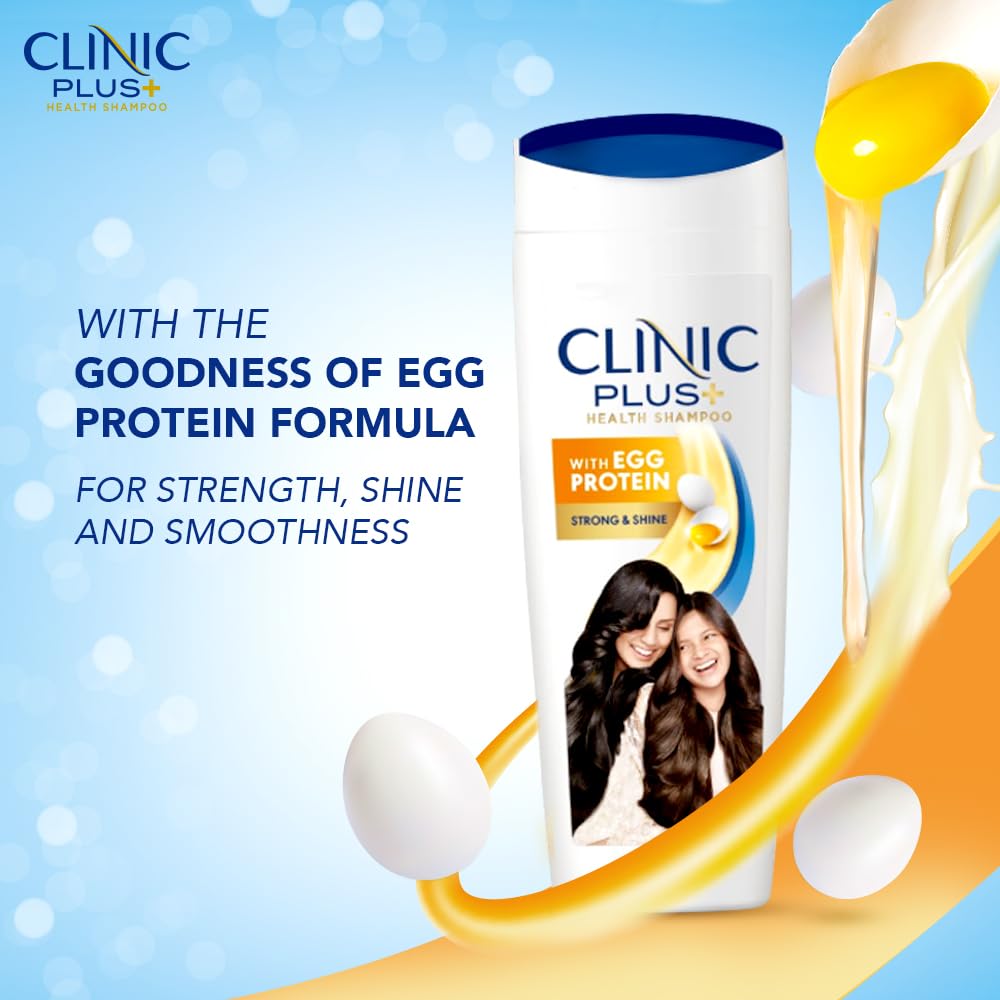 Clinic Plus Strength & Shine Shampoo with Egg Protein for Strength, Shine and Smoothness, 175 ml – view 5