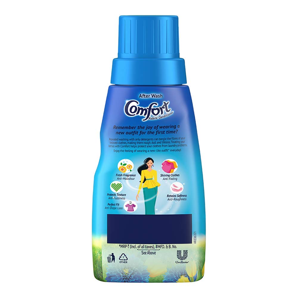 Comfort liquid fabric conditioner Morning Fresh 220 ml pack shot