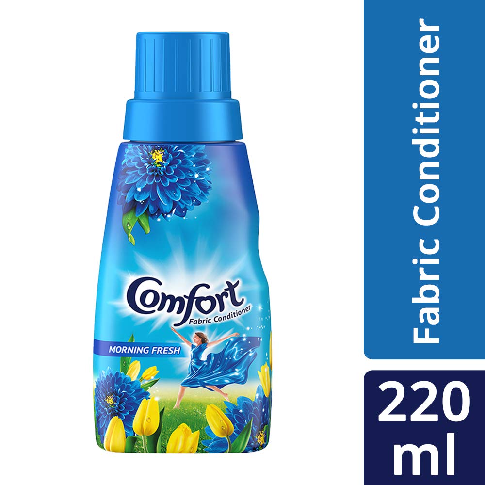 Comfort After Wash Morning Fresh Fabric Conditioner (Fabric Softener) - For Softness, Shine And Long Lasting Freshness, 210 Ml, Liquid – view 2
