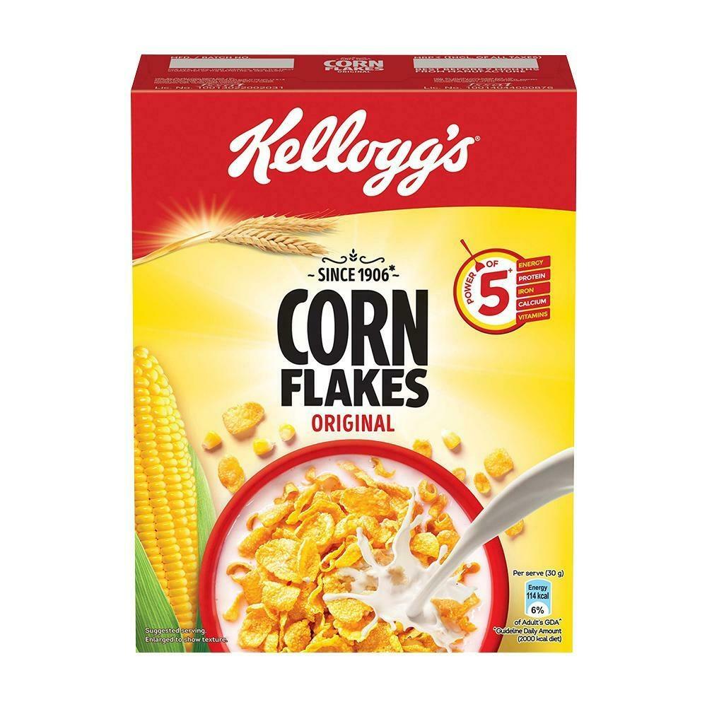 Front view of Kellogg's Corn Flakes Original 120 g pack