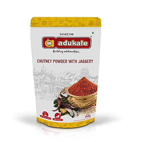 Karnataka Chutney Powder with Jaggery by Adukale-200gm – view 1