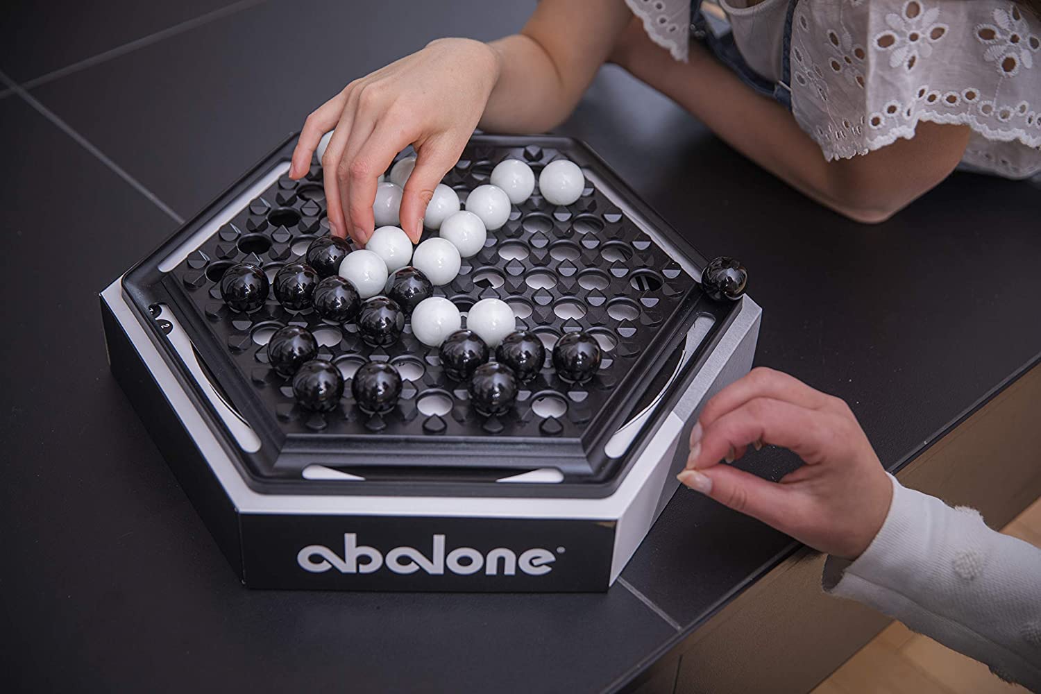Funskool Abalone,Strategy Game,Marble Game,2 Player Game,for 7 Years and Above., Kids – view 3