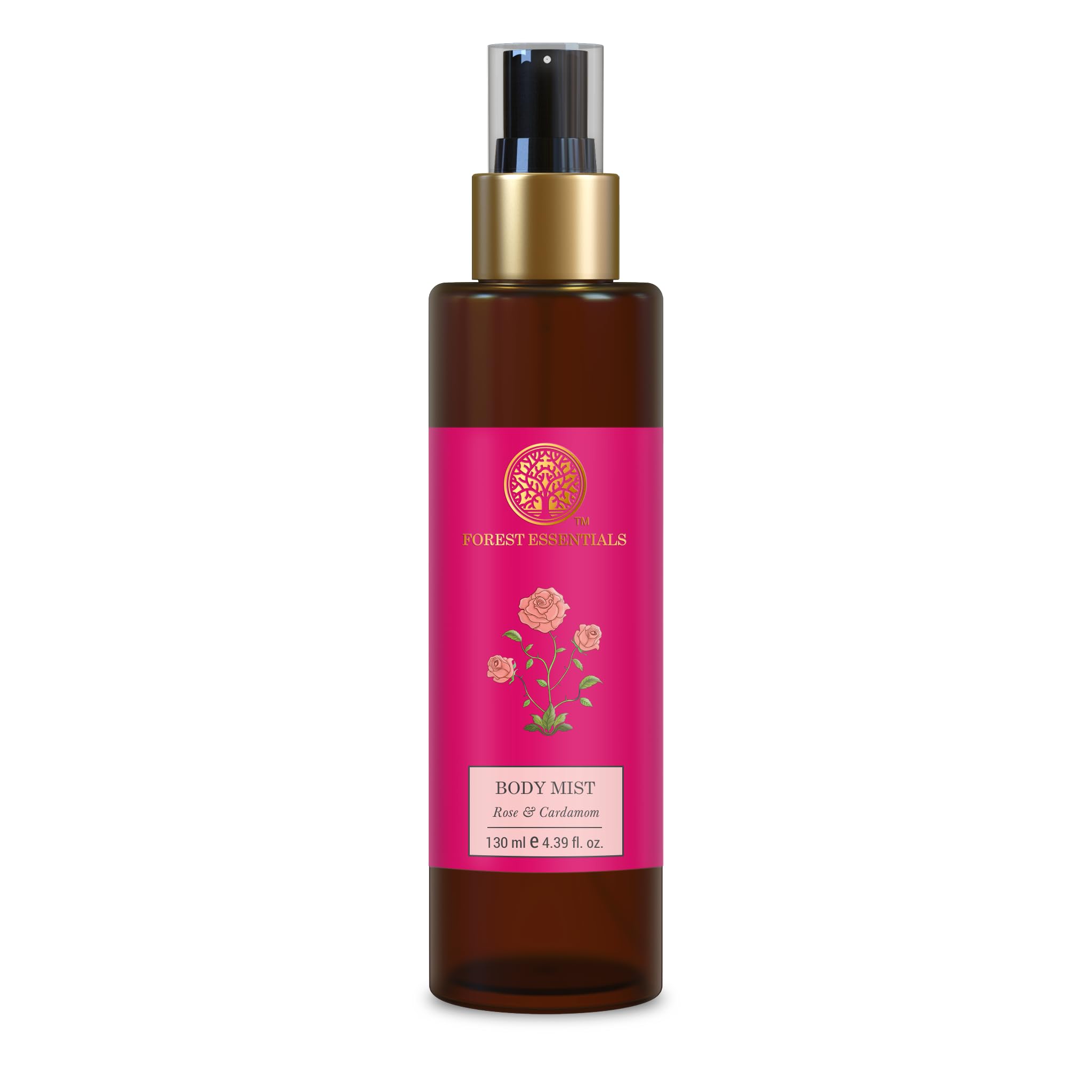 Forest Essentials body mist in Rose & Cardamom fragrance