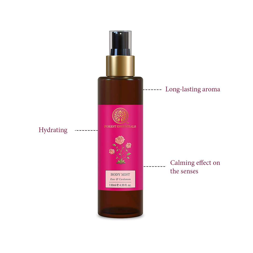 Forest Essentials Body Mist Rose & Cardamom – view 3