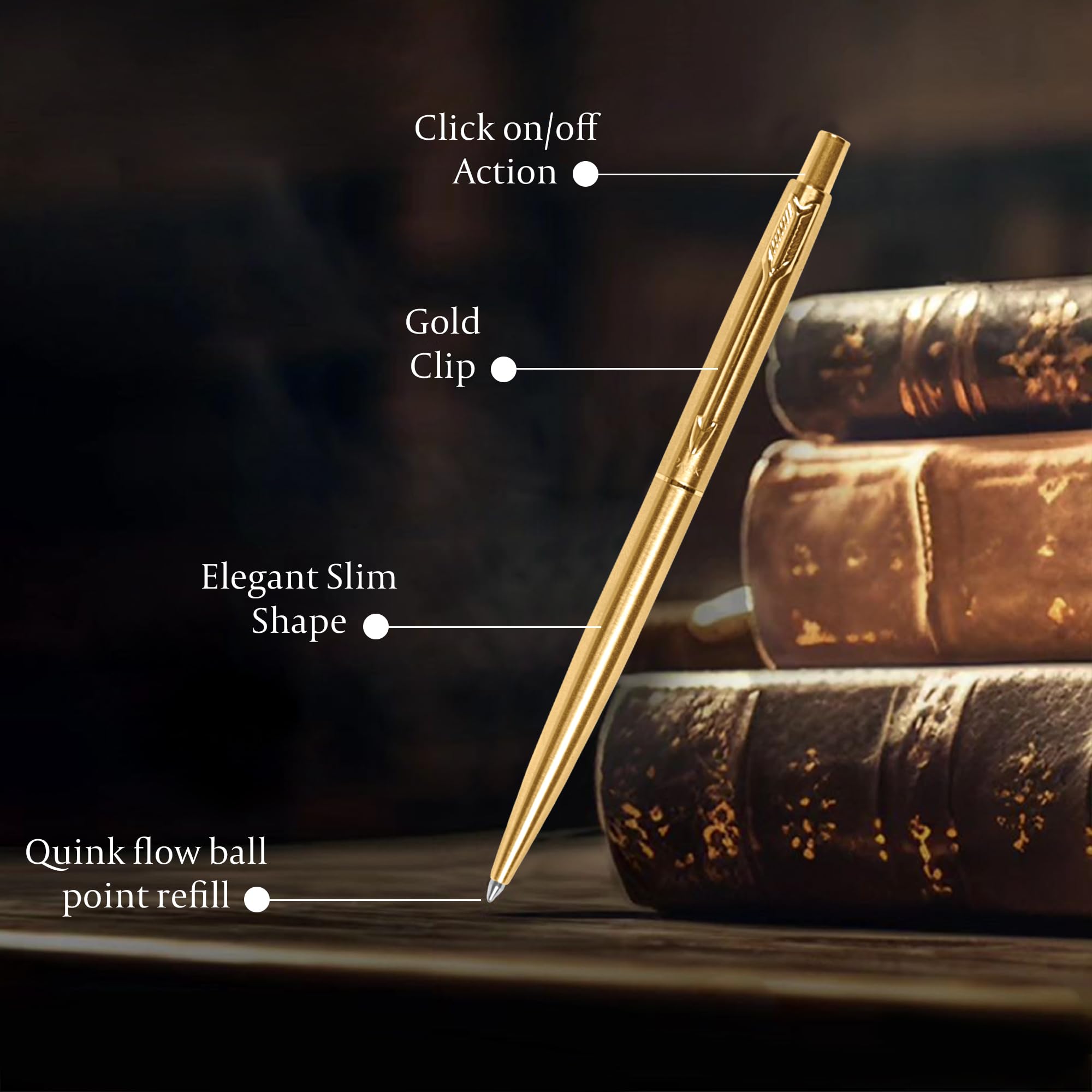 Parker Classic Gold Trim Ball Pen – view 5