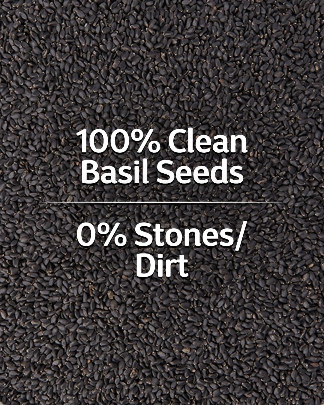 True Elements Basil Seeds 500g - Sabja Seeds – view 3