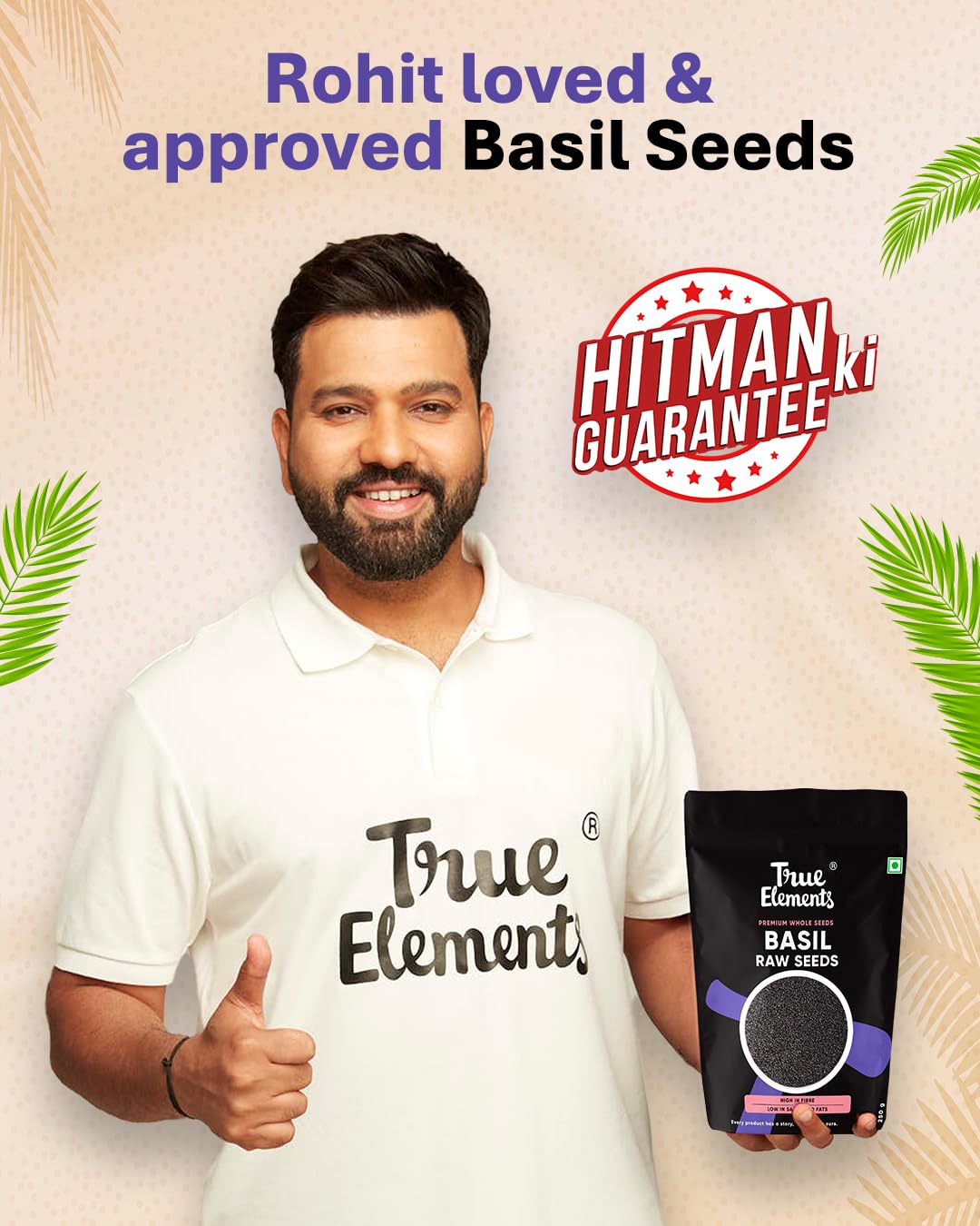 True Elements Basil Seeds 500g - Sabja Seeds – view 6