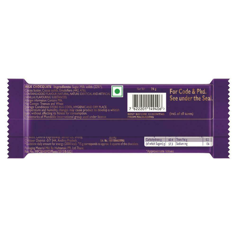Cadbury Dairy Milk Chocolate 24 G – view 2