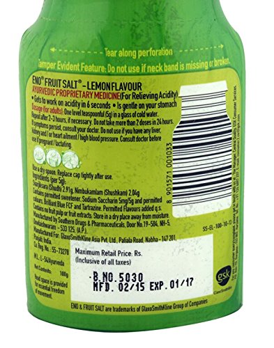 Eno Fruit Salt - Lemon, 100g Bottle – view 3