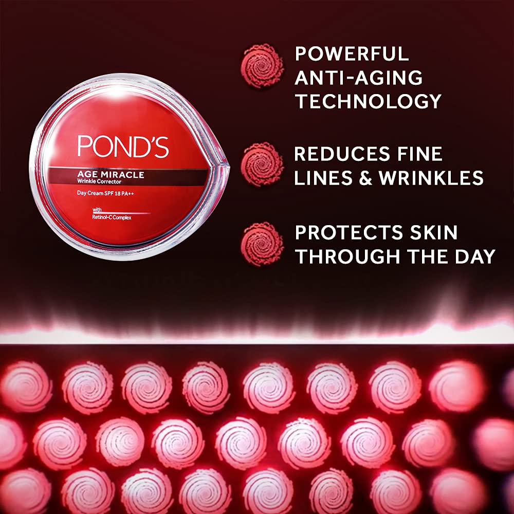 Pond's Age Miracle Wrinkle Corrector SPF 18 PA++ Day Cream 50 g – view 8