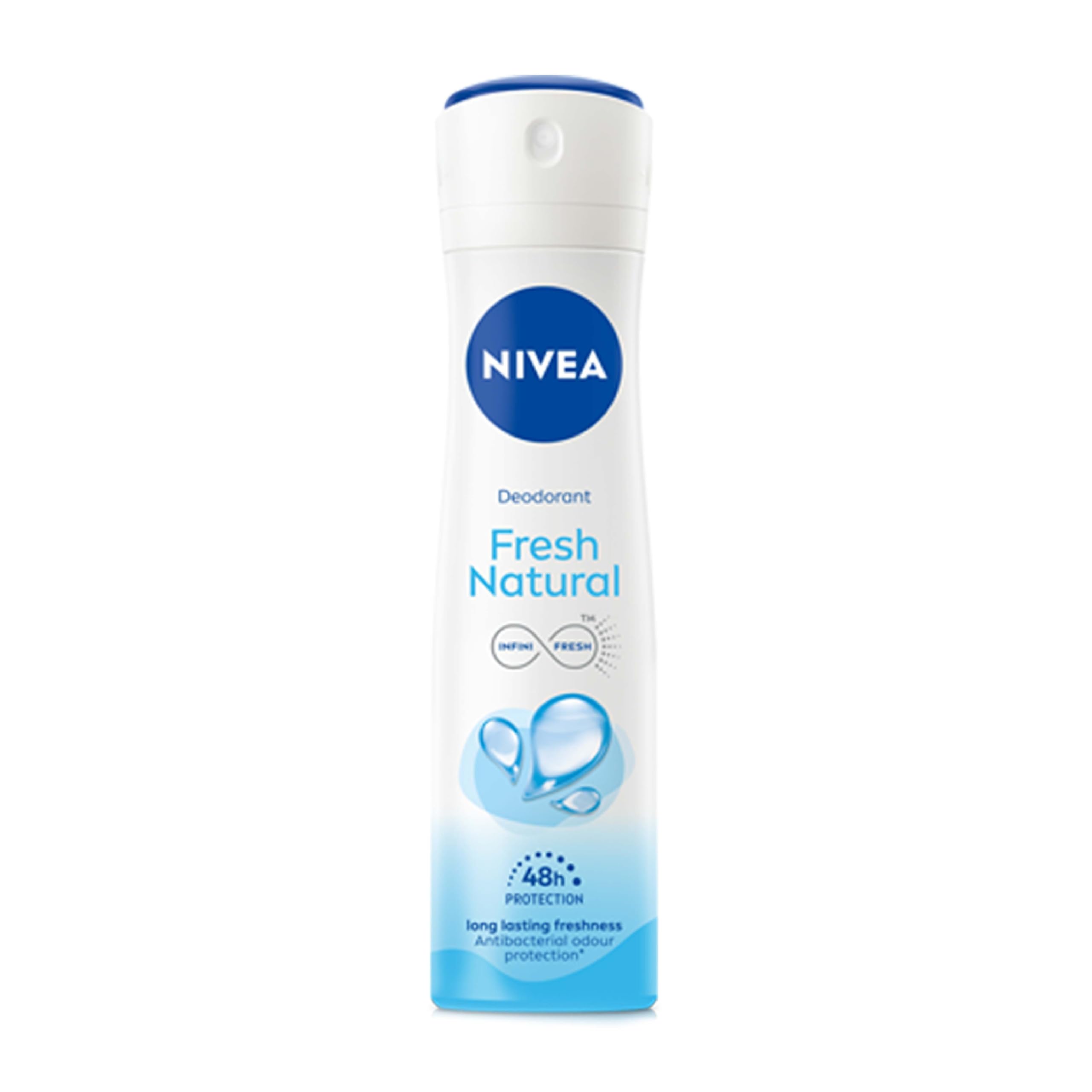 NIVEA Women Fresh Natural deodorant spray 150 ml can pack shot