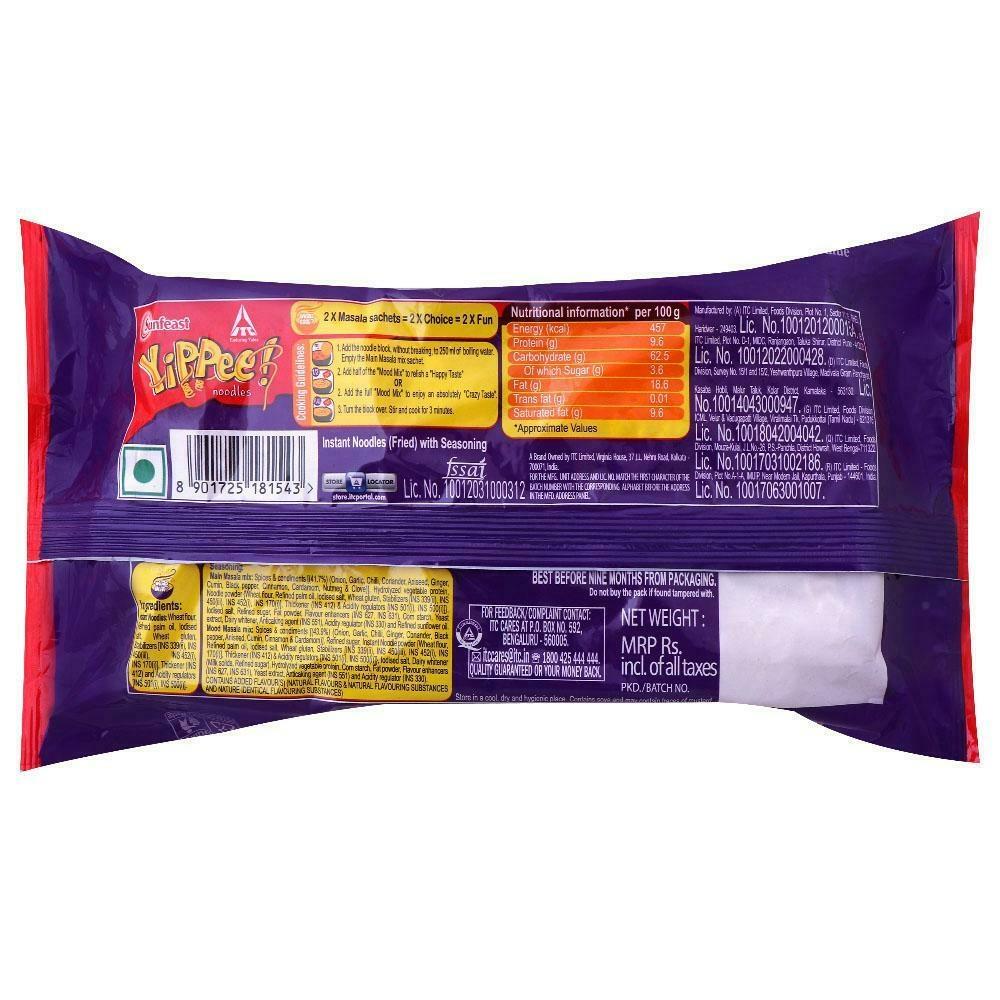 Sunfeast Yippee Mood Masala Instant Noodles 280 G – view 2