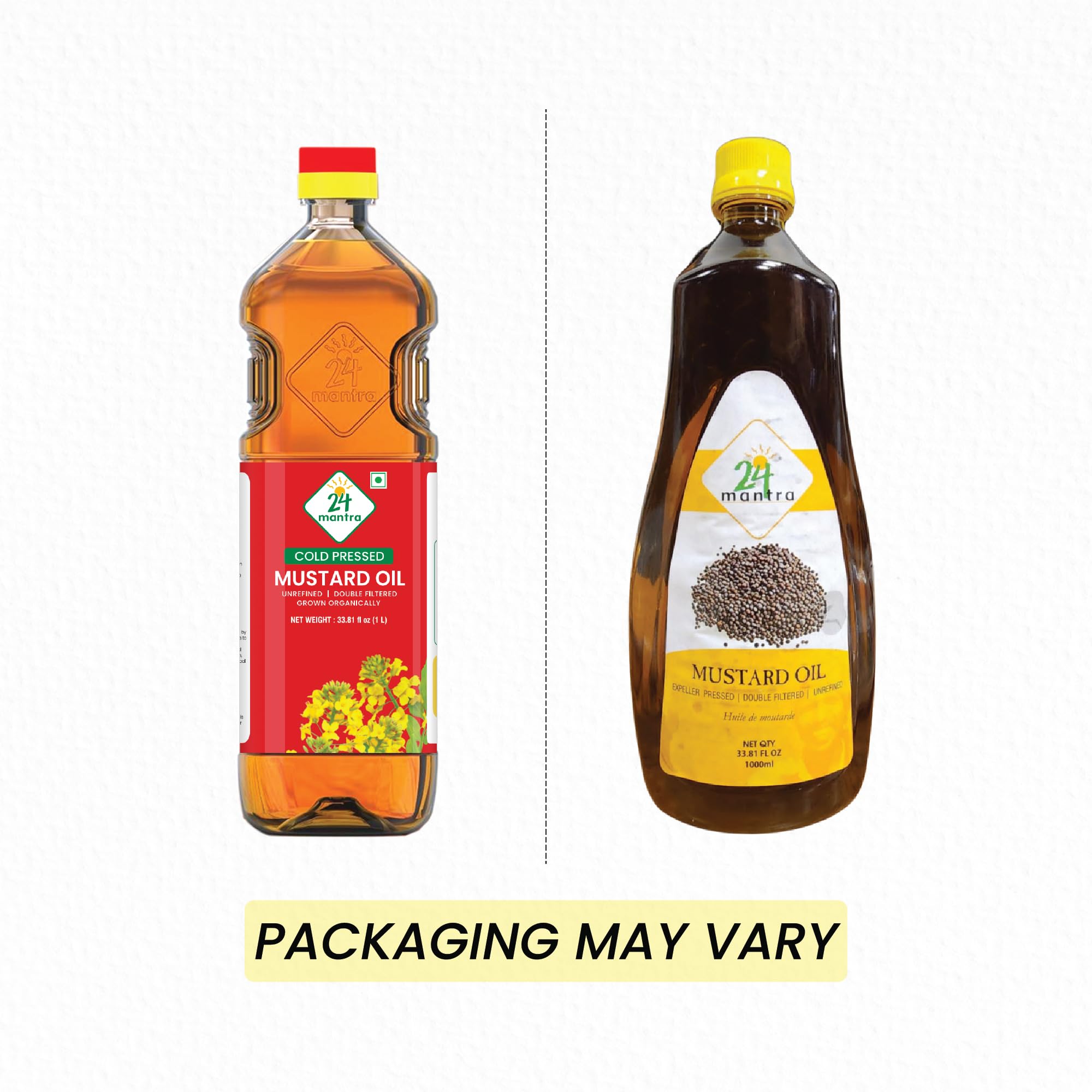 24 Mantra Unrefined Mustard Oil/Sarson Oil/Avanune - 1 L – view 2