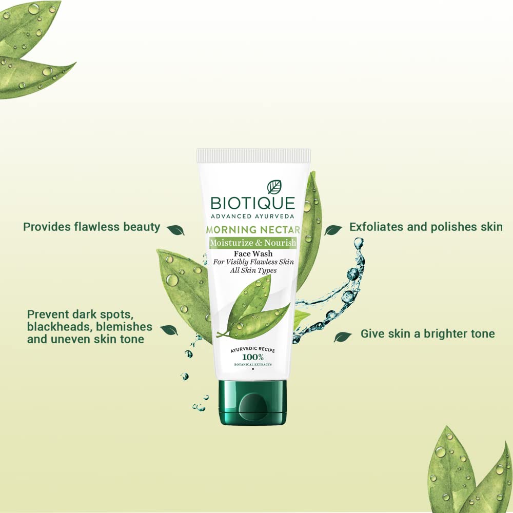 Biotique Morning Nectar Moisturize & Nourish Face Wash – view 3
