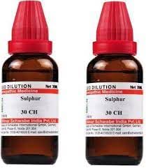 Dr. Willmar Schwabe India Sulphur 30CH, 30ML (Pack of 2)