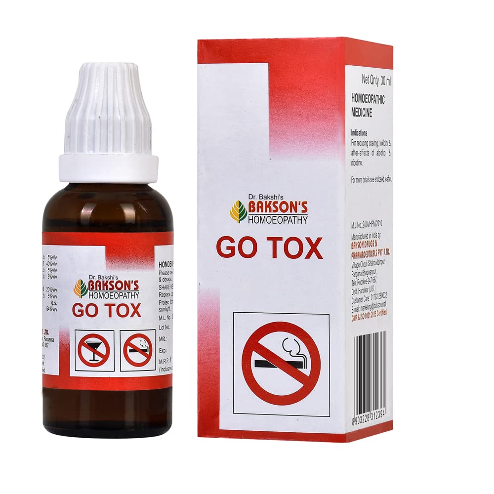Dr. Bakshi's Go Tox drops twin 30 ml bottle pack