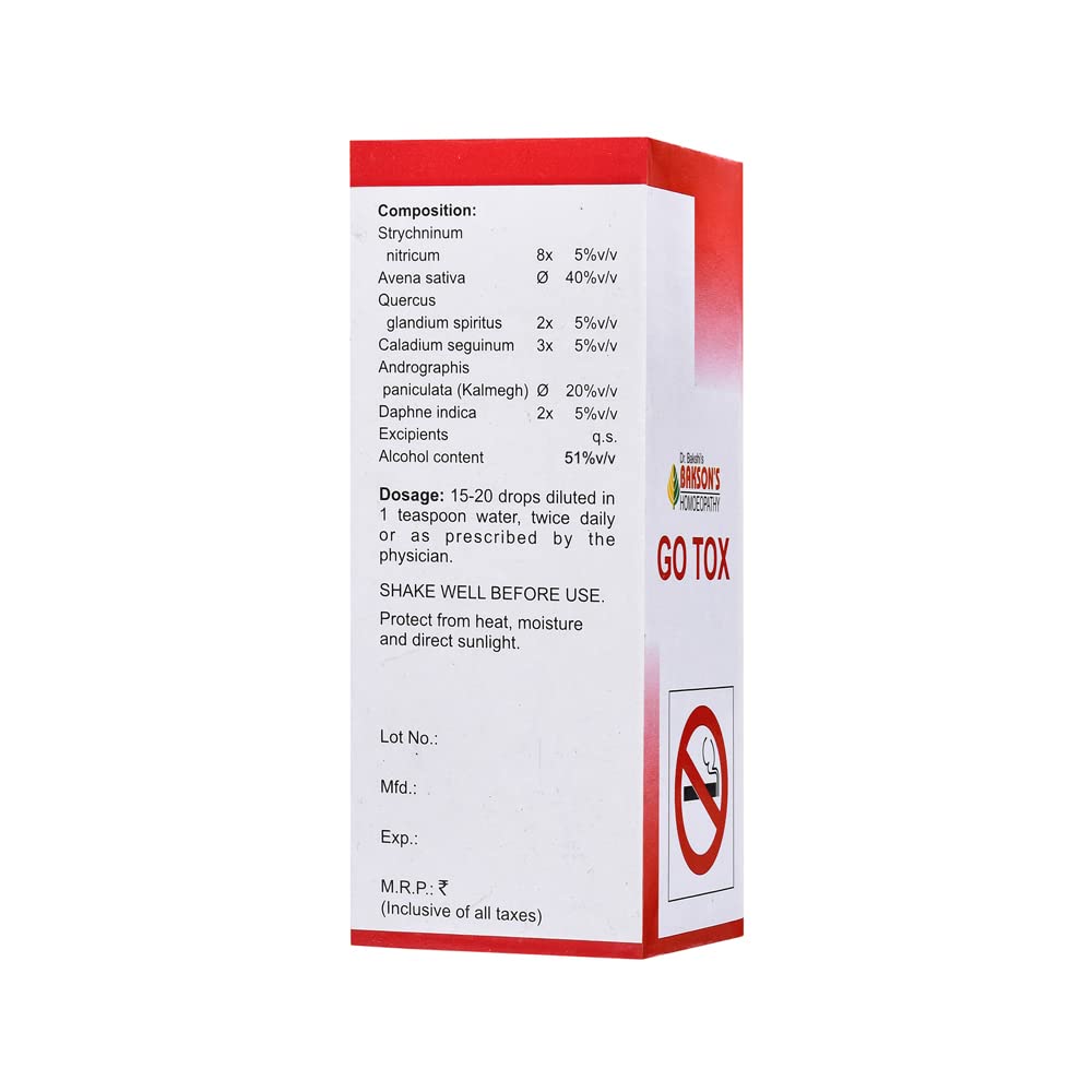 Dr. Bakshi's BAKSON'S HOMOEOPATHY Go Tox Drops 30 ml_Pack Of 2 – view 2