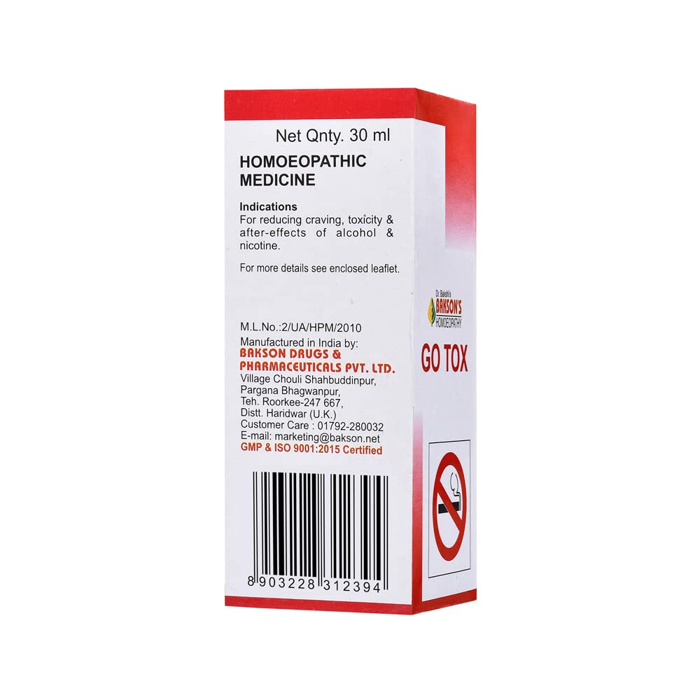 Dr. Bakshi's BAKSON'S HOMOEOPATHY Go Tox Drops 30 ml_Pack Of 2 – view 3
