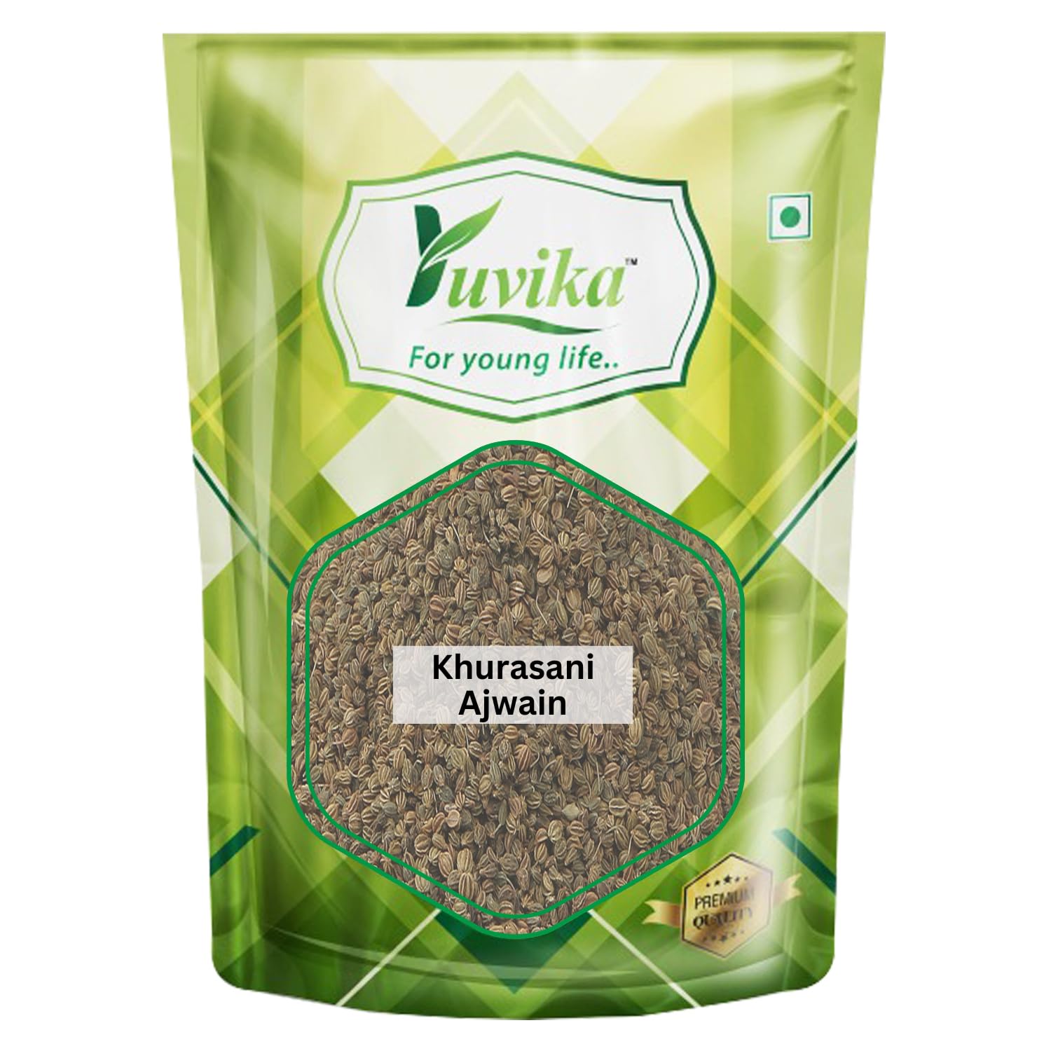 Yuvika Khurasani Ajwain 100 gram seed bag packaging