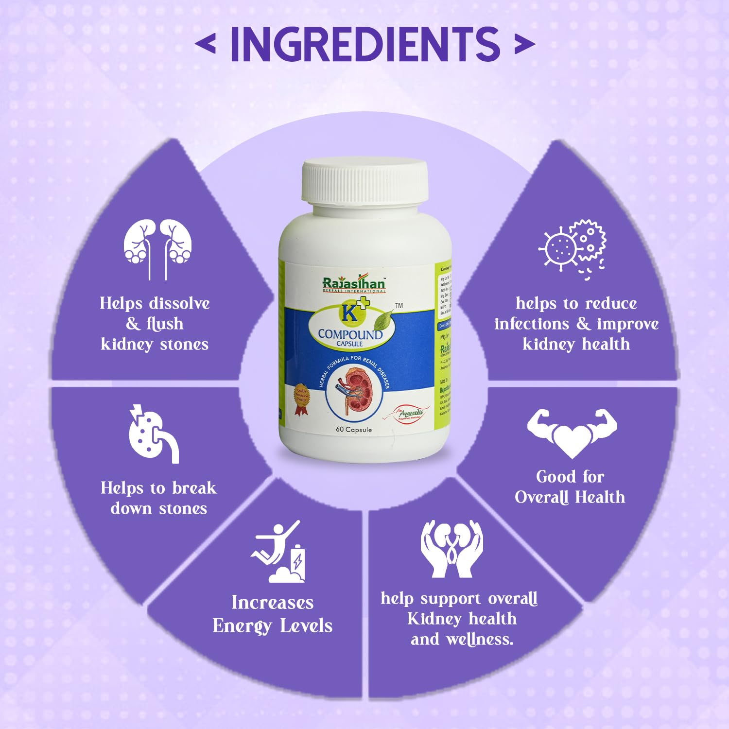 K+ Compound Capsule by Rajasthan Aushdhalaya for – view 5