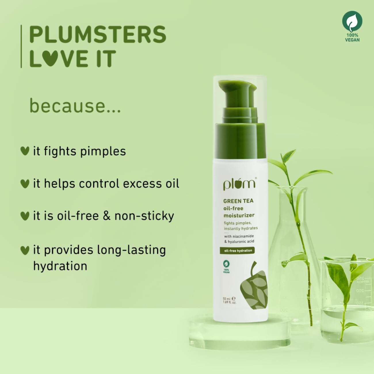 Plum Green Tea Oil-Free Face Moisturizer – view 3