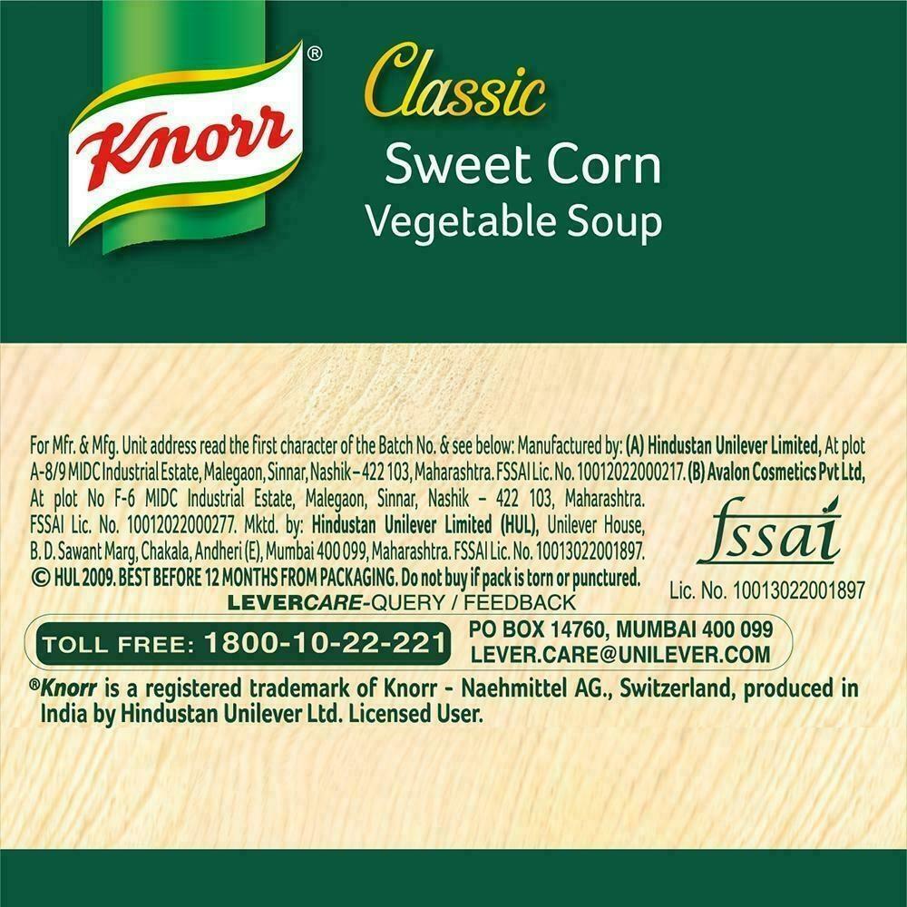 Knorr Classic Sweet Corn Vegetable Soup 42 G – view 11