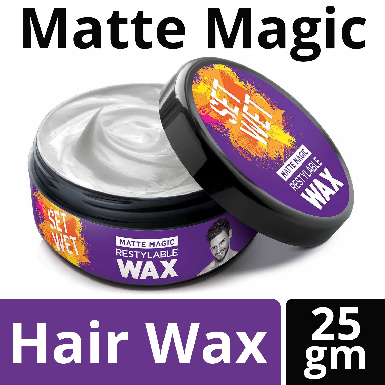 Set Wet Styling Matte Hair Wax 25g – view 2