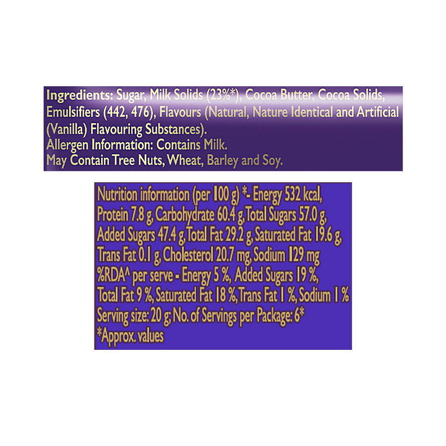 Cadbury Dairy Milk Chocolate Bar 134 g Family Pack – view 4