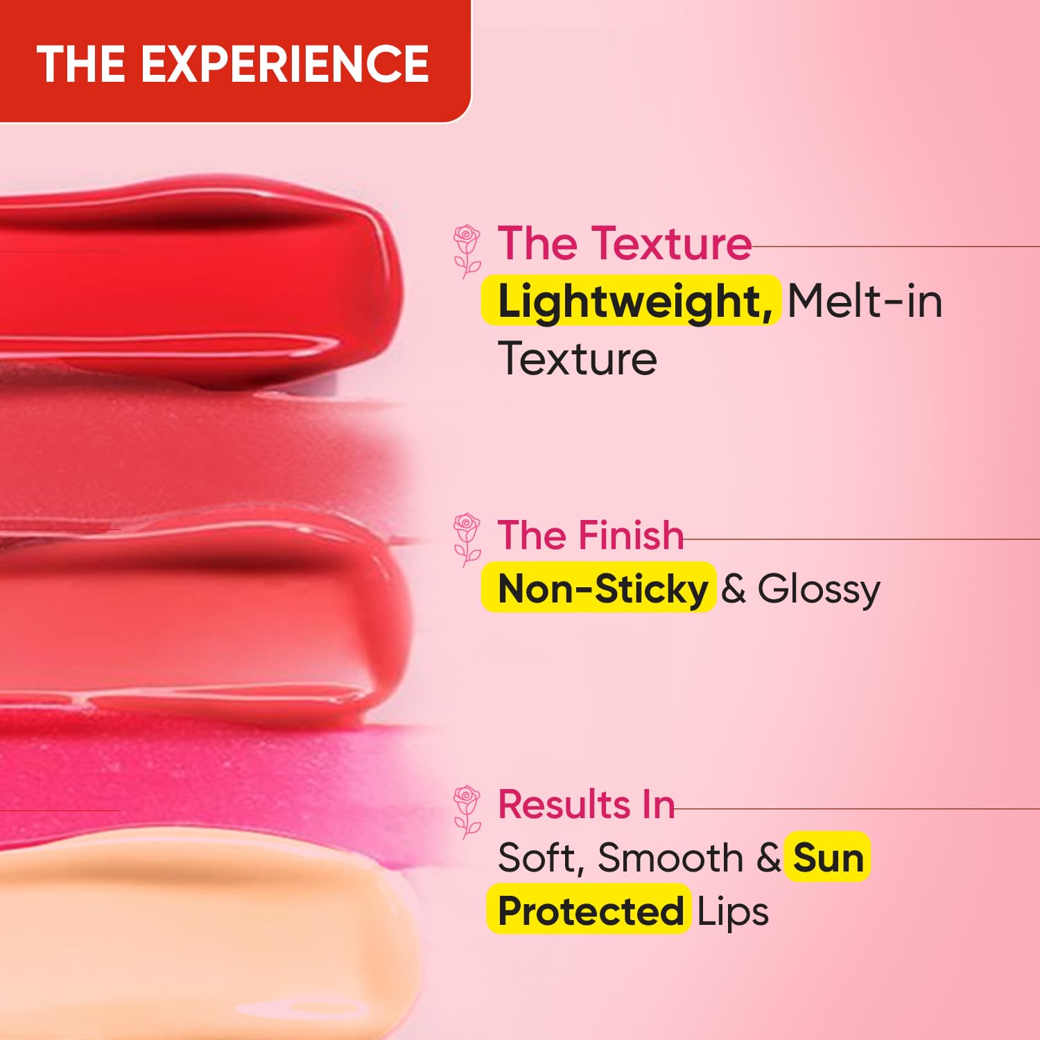 DOT & KEY Dot&Key Rose Blush Tinted Lip Balm(12Gm)With Spf 30 – view 5