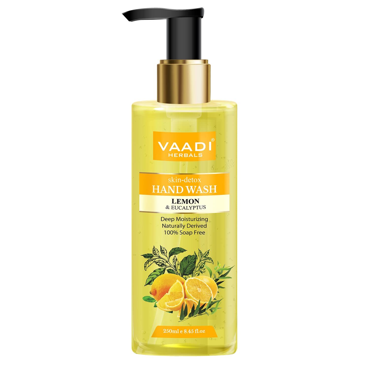Vaadi Herbals Skin Detox Lemon and Eucalyptus Hand Wash - 250 ml – view 2